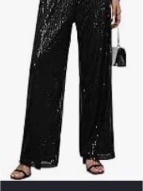 Draper James Black Sequin Pants